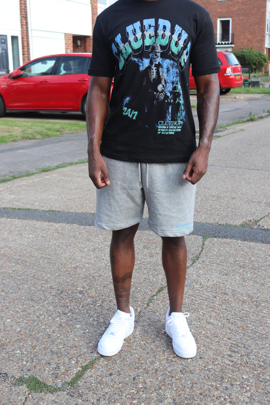 Men’s Graphic Tee & Fleece Shorts Set