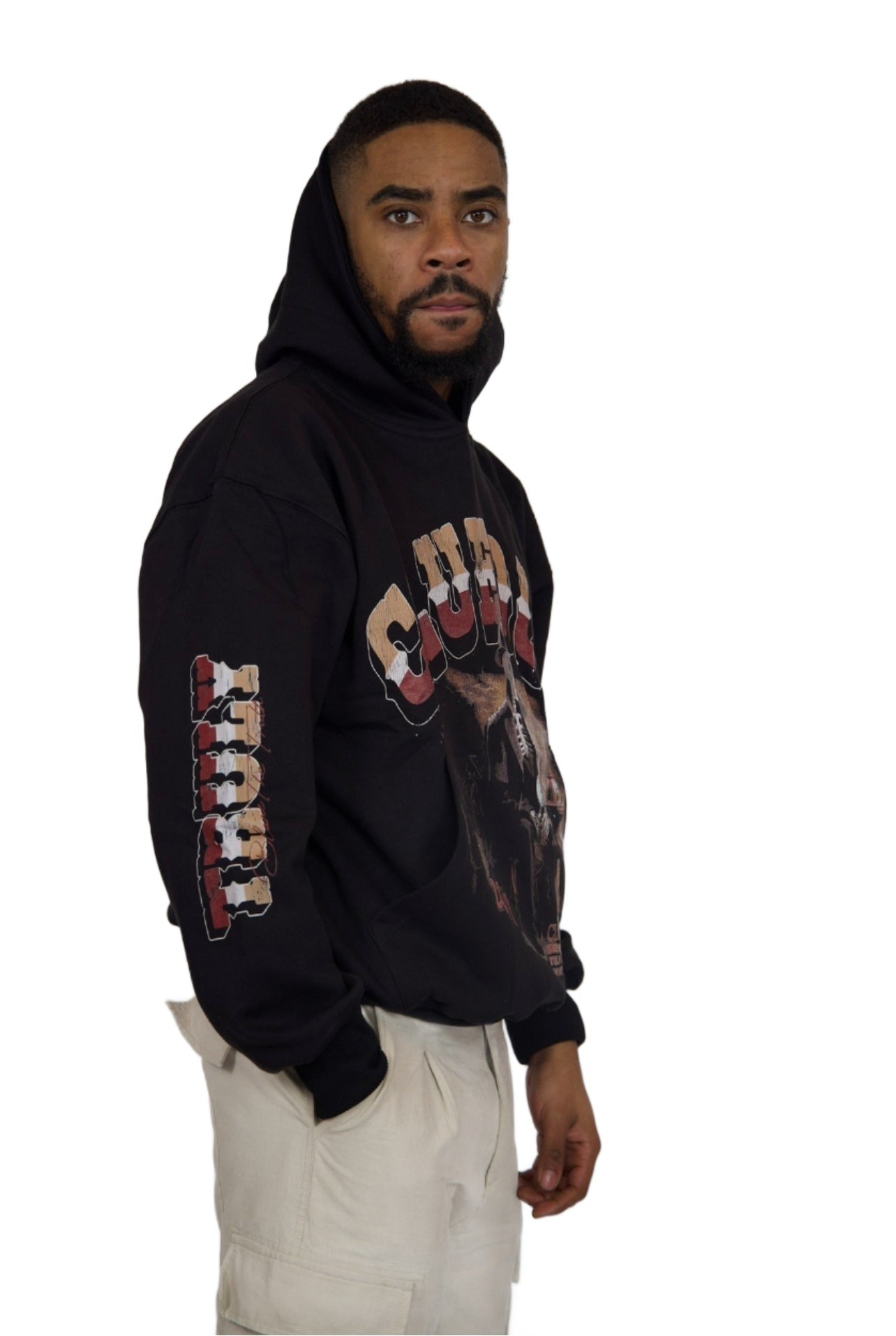 Oversized graphic hoodie