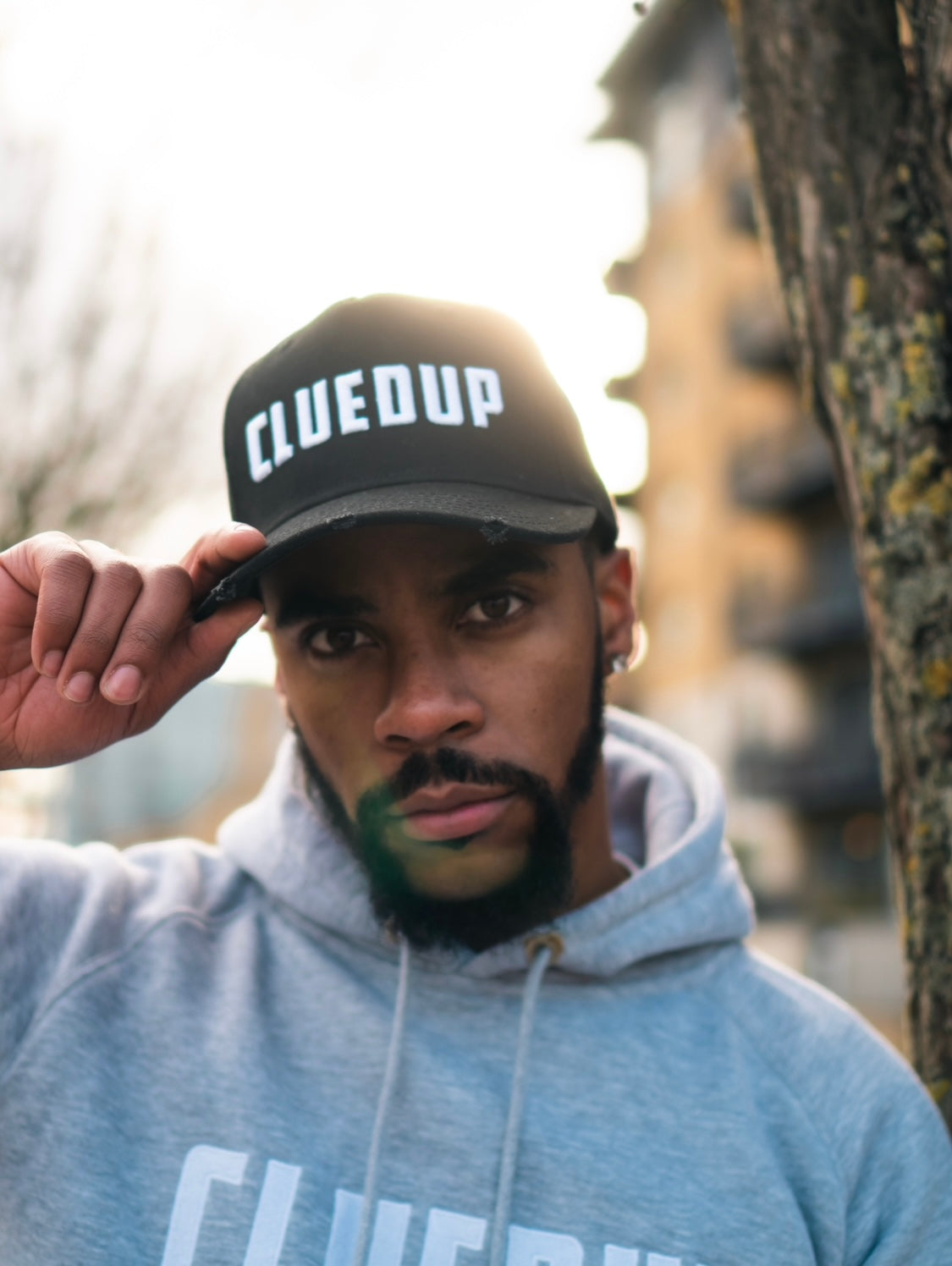 Distressed strapback